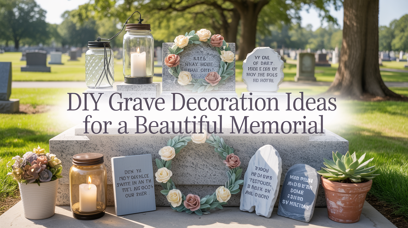 DIY Grave Decoration Ideas for a Beautiful Memorial