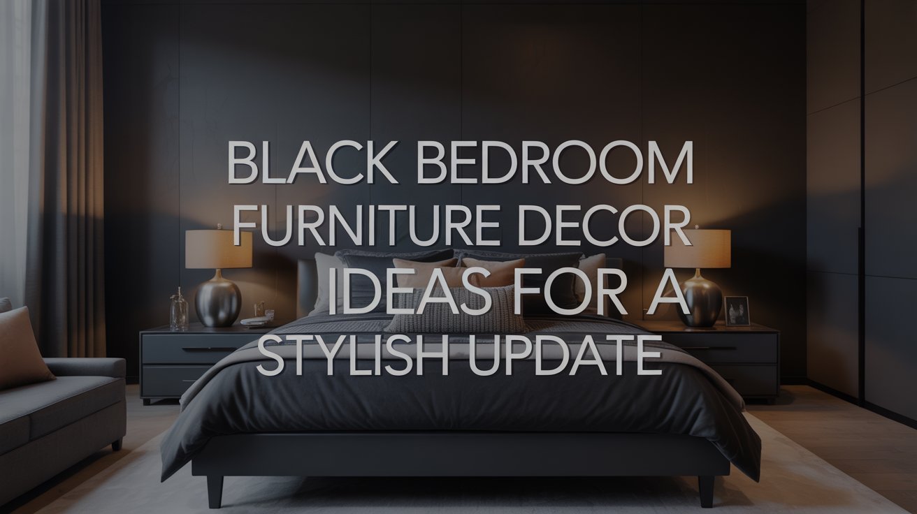 Black Bedroom Furniture Decor Ideas for a Stylish Update