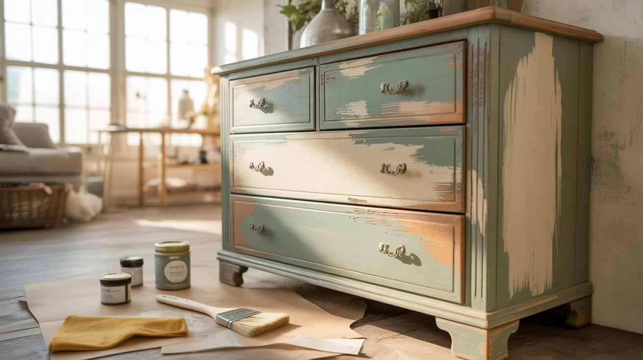 Wet Distressing Technique