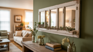 Window Frame Mirror or Art Display