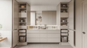 Smart Storage Solutions with Built-In Cabinets
