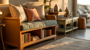 Bookshelf-to-Bench Conversion