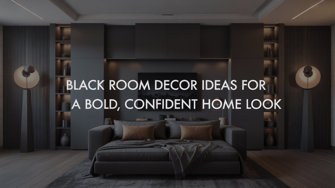 Black Room Decor Ideas for a Bold, Confident Home Look