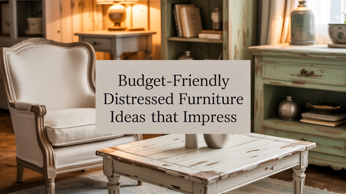 Budget-Friendly Distressed Furniture Ideas That Impress