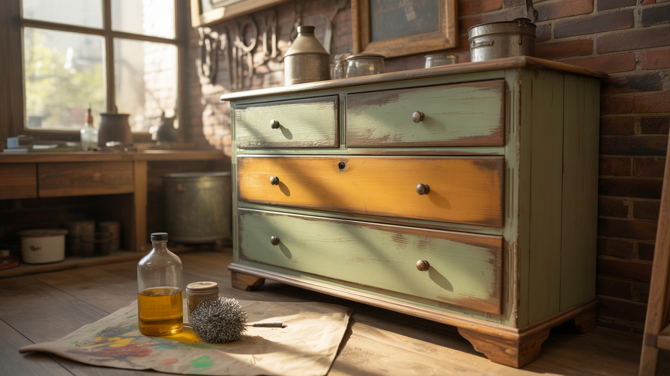 Vinegar and Steel Wool Aging