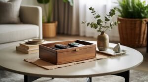 Hide Remotes and Clutter in a Box