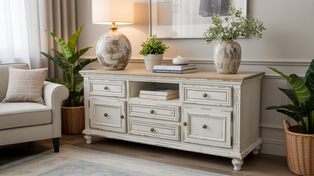 Sandpaper Distressing Method