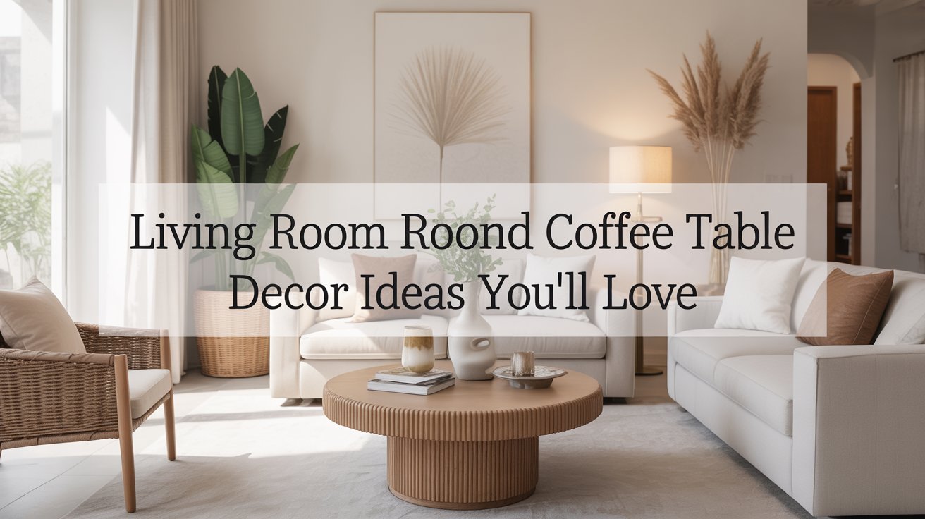 Living Room Round Coffee Table Decor Ideas You’ll Love
