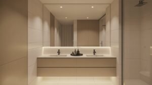 Floating Vanity for a Modern