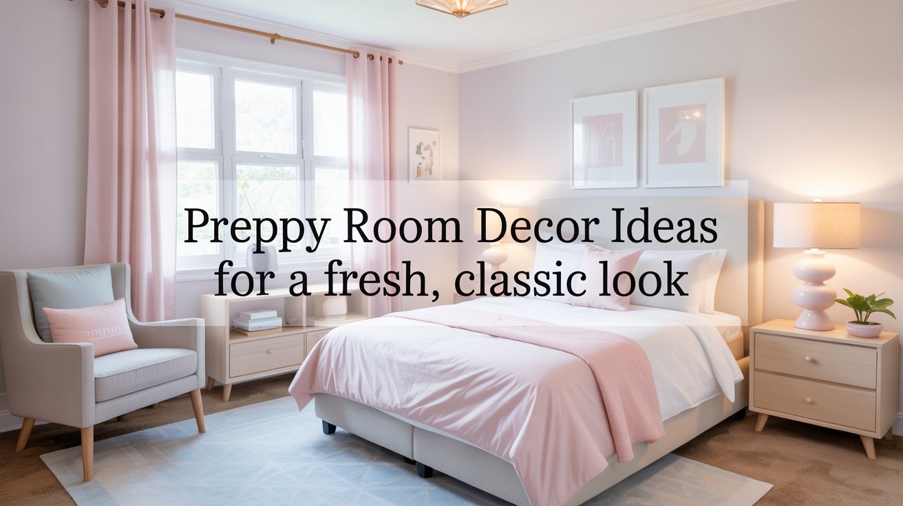Preppy Room Decor Ideas for a Fresh, Classic Look