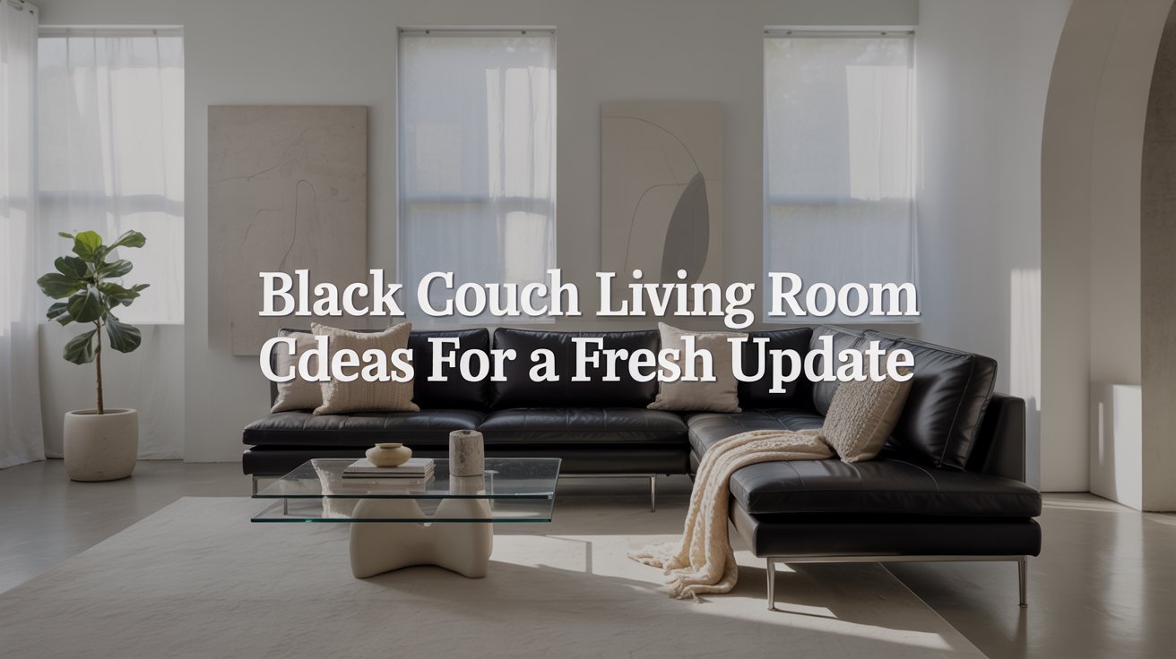 Black Couch Living Room Decor Ideas for a Fresh Update