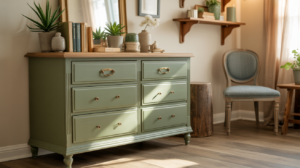 Painted Thrift Store Dresser