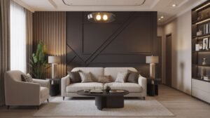 Start with a Black Accent Wall